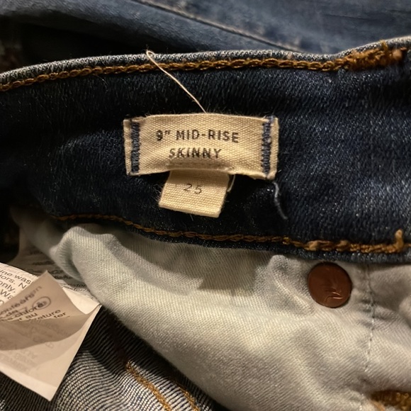 Madewell 9” Mid Rise Skinny Jeans - Picture 3 of 4